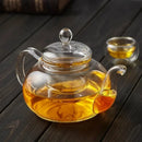 Chaleira de Vidro com Infusor Refratária  327  Casa Farfelle