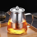 Chaleira de Vidro com Infusor de Inox 950ml Casa Farfelle  329  Casa Farfelle
