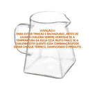 Chaleira de Vidro com Infusor de Inox  329  Casa Farfelle