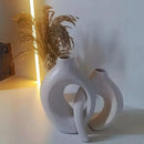 Conjunto Vaso Decorativo Abrazzo em Cerâmica  479  Casa Farfelle