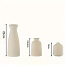 Conjunto de 3 Vasos Decorativos Terrano Casa Farfelle  465  Casa Farfelle