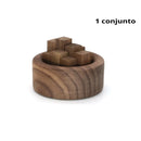 Conjunto de Difusores de Óleo Essencial em Madeira Casa Farfelle  188  Casa Farfelle