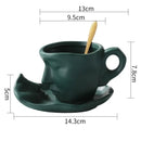 Conjunto de Xícaras Bacio Casa Farfelle  446  Casa Farfelle