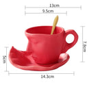 Conjunto de Xícaras Bacio Casa Farfelle  446  Casa Farfelle