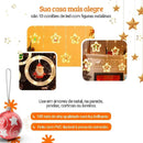 Cortina de Luz Natalina Pisca-Pisca LED Estrela 3m À Prova D'Água  Natal  Casa Farfelle