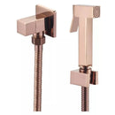 Ducha Higiênica De Banheiro Luxo Quadrada Metal Rose Gold Casa Farfelle  130  Casa Farfelle