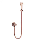 Ducha Higiênica De Banheiro Luxo Quadrada Metal Rose Gold Casa Farfelle  130  Casa Farfelle