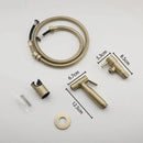 Ducha Higiênica Dourada Para Banheiro Luxury Casa Farfelle  128  Casa Farfelle