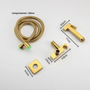 Ducha Higiênica Dourada para Banheiro Casa Farfelle  126  Casa Farfelle