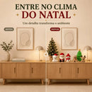 Enfeite de Natal Estilo Crochê – Personagens Natalinos: Papai Noel, Rena e Boneco de Neve  Natal  Casa Farfelle
