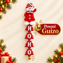 Enfeite de Natal para Porta e Parede Papai Noel Premium  Natal  Casa Farfelle