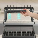 Escorredor de Louças com Suporte para Talheres Casa Farfelle  478  Casa Farfelle