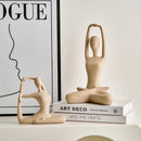 Escultura Abstrata Zen Casa Farfelle  433  Casa Farfelle