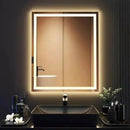 Espelho LED Quadrado 50×50 Jateado  Espelhos  Casa Farfelle
