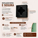 Espelho Orgânico 60×40 com Alça em Couro  Espelhos  Casa Farfelle