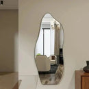 Espelho Orgânico Grande com Moldura em Alumínio - Casa Farfelle