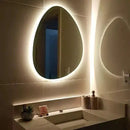 Espelho Orgânico LED 80×50 Iluminado Premium Mansioni Design  Espelho Orgânico LED 80×50 Iluminado Premium  Casa Farfelle