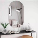 Espelho Oval Orgânico com LED – Luz Quente e Fria Mansioni Design    Casa Farfelle