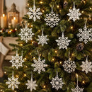 Floco de Neve Natal para Árvore de Natal  Natal  Casa Farfelle