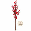 Galho de Azevinho Artificial com Barba de Velho 73cm  Natal  Casa Farfelle