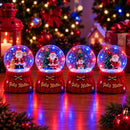 Globo de Neve Decorativo Natalino com LED 9cm  Natal  Casa Farfelle