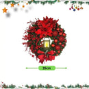 Guirlanda de Natal Vermelha para Porta