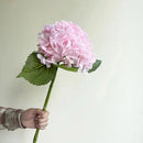 Hortênsia Artificial para Decoração 3 Peças  Flores Artificiais  Casa Farfelle