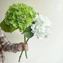 Hortênsia Artificial para Decoração 3 Peças  Flores Artificiais  Casa Farfelle