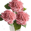 Hortênsia Artificial para Decoração 3 Peças  Flores Artificiais  Casa Farfelle