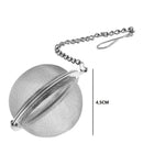 Infusor de Chá Esférico Inox com Corrente Casa Farfelle  326  Casa Farfelle