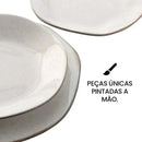 Jogo 6 Pratos Sobremesa Oxford Porcelana Coleção Ryo Casa Farfelle  481 (Produto Shopee)  Casa Farfelle