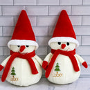 Kit 2 Bonecos de Neve e Ursinho de Pelúcia Natalinos 22cm  Natal  Casa Farfelle