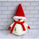 Kit 2 Bonecos de Neve e Ursinho de Pelúcia Natalinos 22cm  Natal  Casa Farfelle