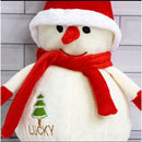 Kit 2 Bonecos de Neve e Ursinho de Pelúcia Natalinos 22cm  Natal  Casa Farfelle