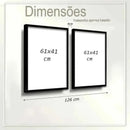 Kit 2 Quadros Decorativos Beija-Flor Moldura Caixa Alta Grande  Quadros Decorativos  Casa Farfelle
