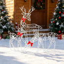 Kit 3 Renas de Natal Luminosas com Glitter – Decoração Natalina  Natal  Casa Farfelle