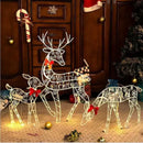Kit 3 Renas de Natal Luminosas com Glitter – Decoração Natalina  Natal  Casa Farfelle