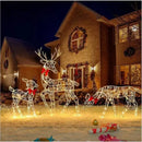 Kit 3 Renas de Natal Luminosas com Glitter – Decoração Natalina  Natal  Casa Farfelle