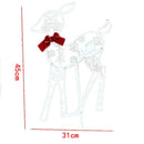 Kit 3 Renas de Natal Luminosas com Glitter – Decoração Natalina  Natal  Casa Farfelle