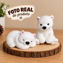 Kit 5 Ursos Polares Decorativos de Natal  Natal  Casa Farfelle