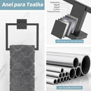 Kit Acessórios para Banheiro Tecno  381  Casa Farfelle