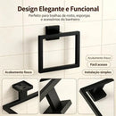Kit Acessórios para Banheiro Tecno  381  Casa Farfelle