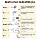 Kit Acessórios para Banheiro Tecno  381  Casa Farfelle