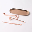 Kit Acessórios para Velas Rose Gold Casa Farfelle  331  Casa Farfelle