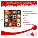 Kit Bolas de Natal Premium 42 Peças para Árvore – Enfeites Natalinos  Natal  Casa Farfelle