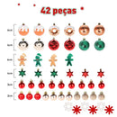 Kit Bolas de Natal Premium 42 Peças para Árvore – Enfeites Natalinos  Natal  Casa Farfelle