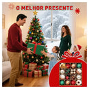 Kit Bolas de Natal Premium 42 Peças para Árvore – Enfeites Natalinos  Natal  Casa Farfelle