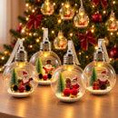 Kit Bolas de Natal e Enfeites com Pisca-Pisca LED  Natal  Casa Farfelle
