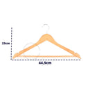 Kit Cabides de Madeira Marfim Premium com Gancho Giratório 360° Casa Farfelle  482 (Produto Shopee)  Casa Farfelle