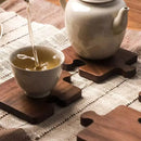 Kit Descanso de Panela e Copos Puzzle Casa Farfelle  374  Casa Farfelle